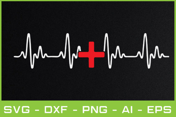 Heartbeat Nurse Graphics and Crafts