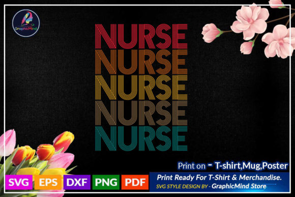 Nursing Svg T Shirt Design Lettering: Graphics for Crafts