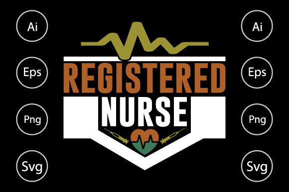 Registered Nurse Graphic Design Asset